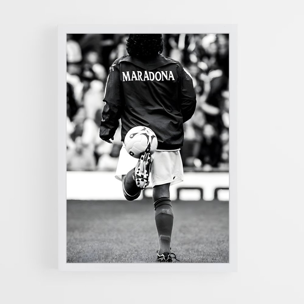 Poster Maradona en Action (vue 3)